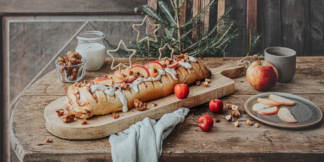 Veganer Apfelstrudel zum Advent von Coppenrath & Wiese