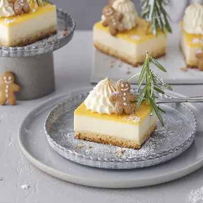 Schneller Adventskuchen mit Lebkuchenmännchen