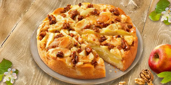 Kuchenliebe Apfel Wallnuss