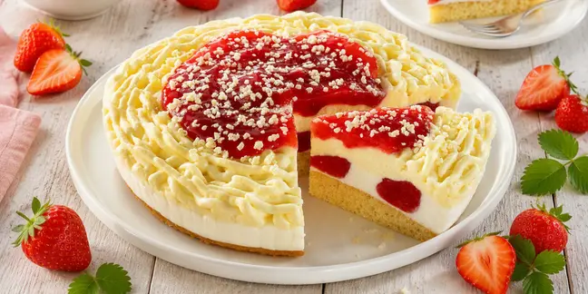 Spaghetti-Erdbeer-Torte von Coppenrath & Wiese