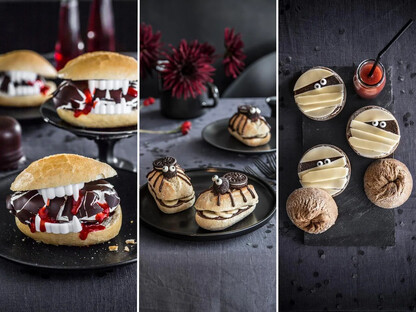 Brötchen-Kreationen zu Halloween von Coppenrath & Wiese
