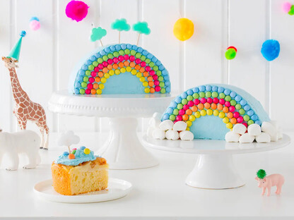 Regenbogenkuchen Kindergeburtstag