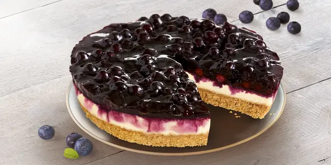Lust auf Kuchen Blaubeer Cheesecake 