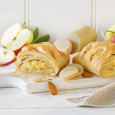 Apfel Strudel mit Marzipan