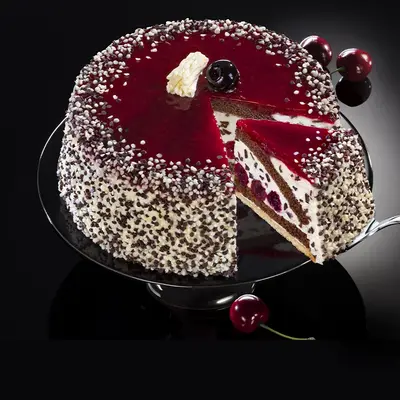 Stracciatella-Kirsch-Torte