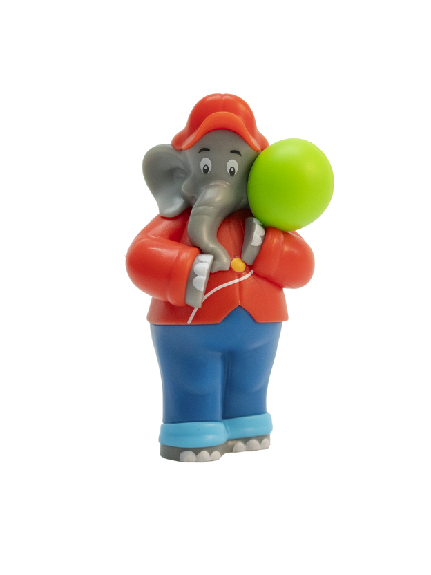 Benjamin Blümchen Figur aus der Benjamin Blümchen Torte mit Luftballon