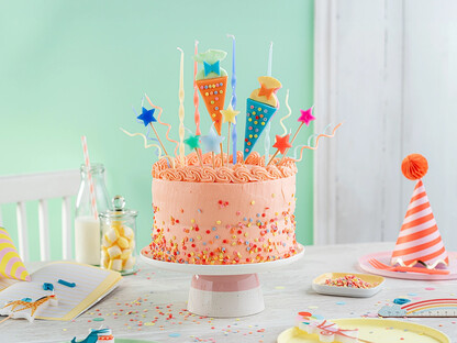 Bunte Einschulungstorte