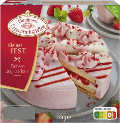 Kleines Fest Erdbeer-Joghurt Torte
