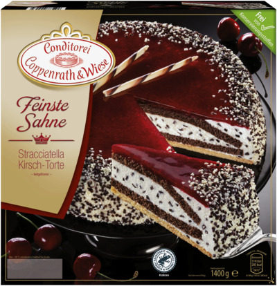 Coppenrath & Wiese Stracciatella-Kirsch-Torte (Feinste Sahne)