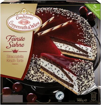 Coppenrath & Wiese Stracciatella-Kirsch-Torte (Feinste Sahne)
