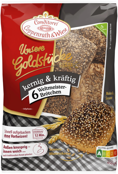 Wetlmeister-Brötchen, kernig & kräftig, von Coppenrath & Wiese