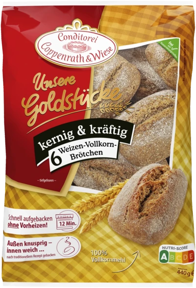 Roggenbrötchen Coppenrath &amp; Wiese Goldstücke