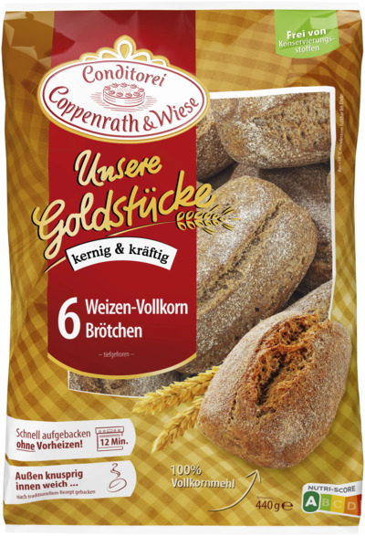 Coppenrath &amp; Wiese Brötchen » Aufbackbrötchen Tiefkühlbrötchen