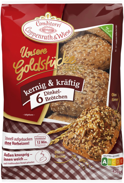 Coppenrath & Wiese Dinkel-Brötchen (Unsere Goldstücke)