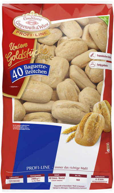 Coppenrath & Wiese 40 Knusprige Baguette-Brötchen