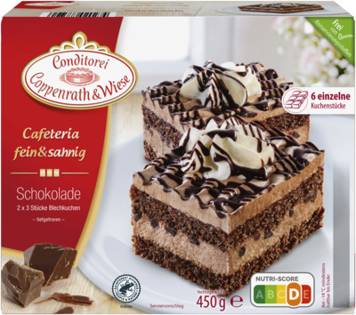 Cafeteria fein & sahnig Schokoladen-Blechkuchen 