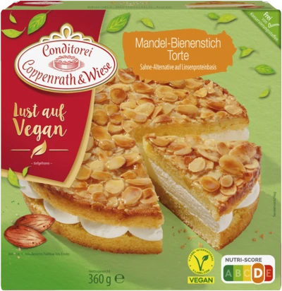 Coppenrath & Wiese vegane Mandel-Bienenstich-Torte