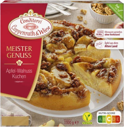 Meistergenuss Apfel-Walnuss-Kuchen