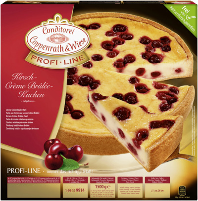 Coppenrath & Wiese Kirsch-Creme Brulee-Torte (Profi Line)