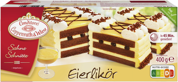 Sahne-Schnitte mit Eierlikör