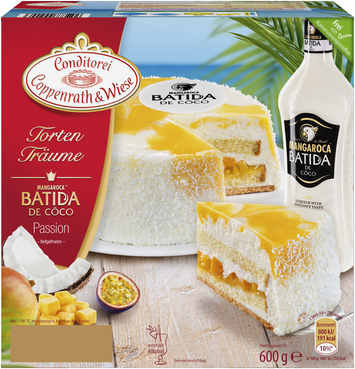Batida de Côco Torte, Coppenrath & Wiese, Maracuja, Kokos