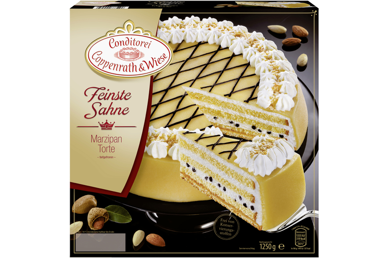 Marzipantorte von Coppenrath &amp; Wiese: Feinste Sahne