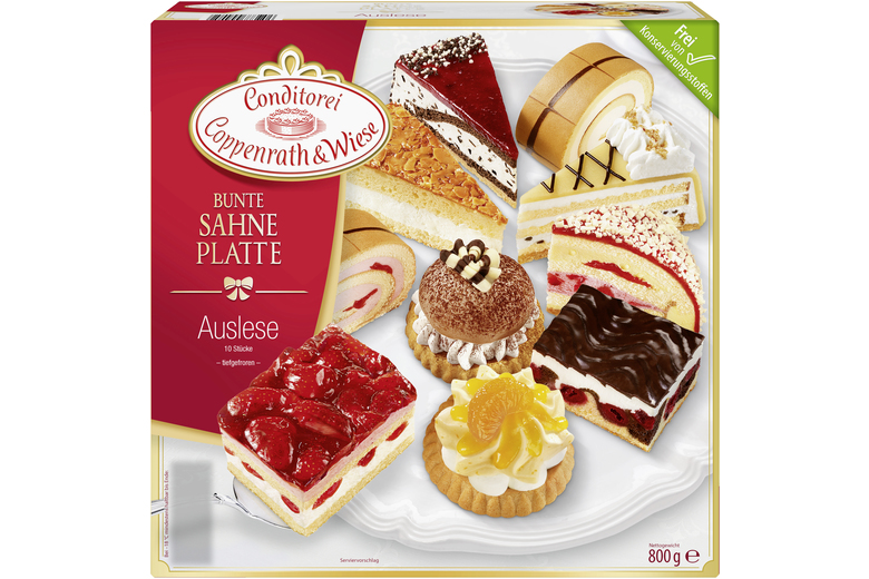 Bunte Sahne-Platte (Festtagstorten) von Coppenrath & Wiese