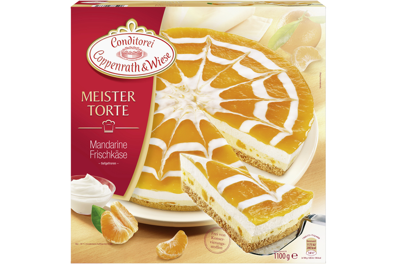 Mandarine-Frischkäse Meistertorte von Coppenrath & Wiese